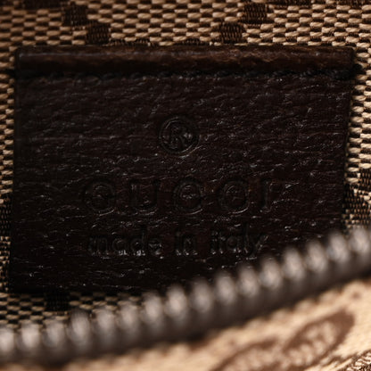 Gucci GG Monogram Double Pocket Belt Bag Dark Brown 6 of 10