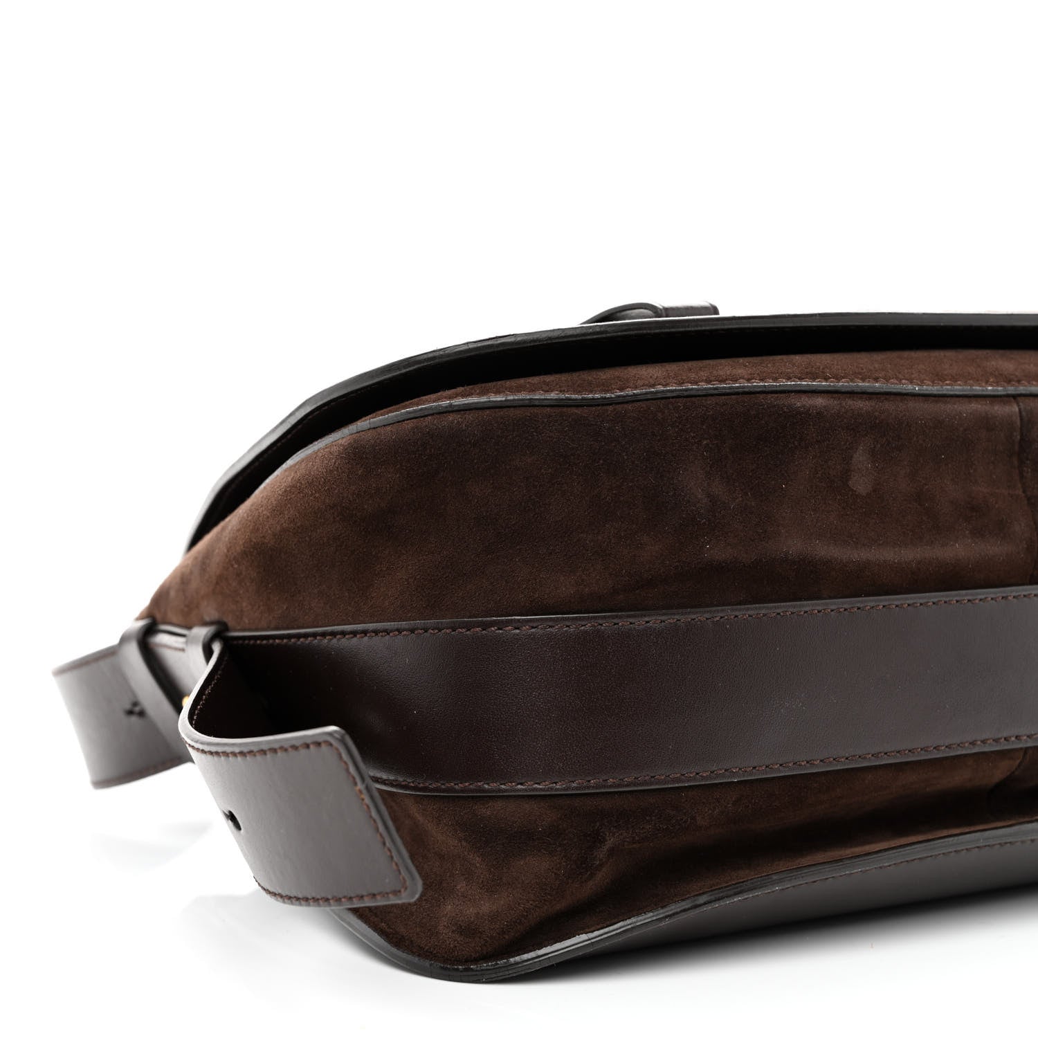 Tom Ford Suede Jennifer Saddle Bag Brown 9 of 11