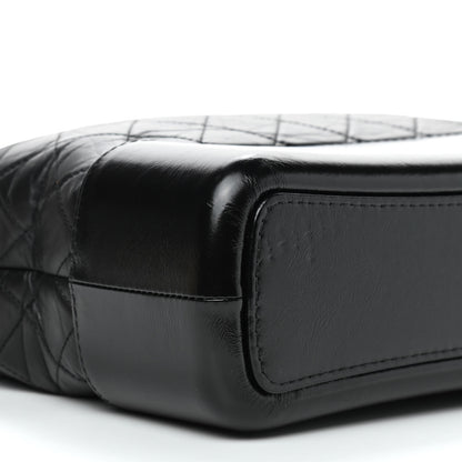 Chanel Aged Calfskin Quilted Medium Gabrielle Hobo Black 9 of 10