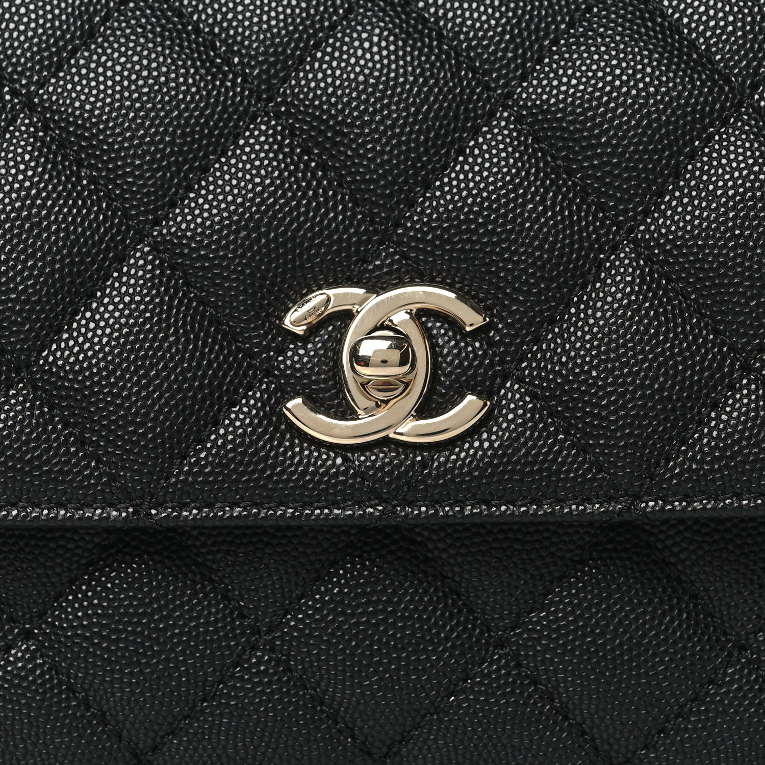 Chanel Caviar Quilted Mini Coco Handle Flap Black 8 of 10