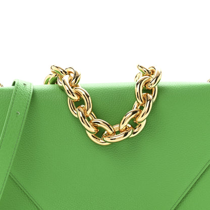 Bottega Veneta Calfskin Mount Envelope Bag Parakeet 8 of 16