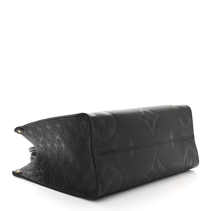 Louis Vuitton Empreinte Monogram Giant Onthego MM Black 4 of 10