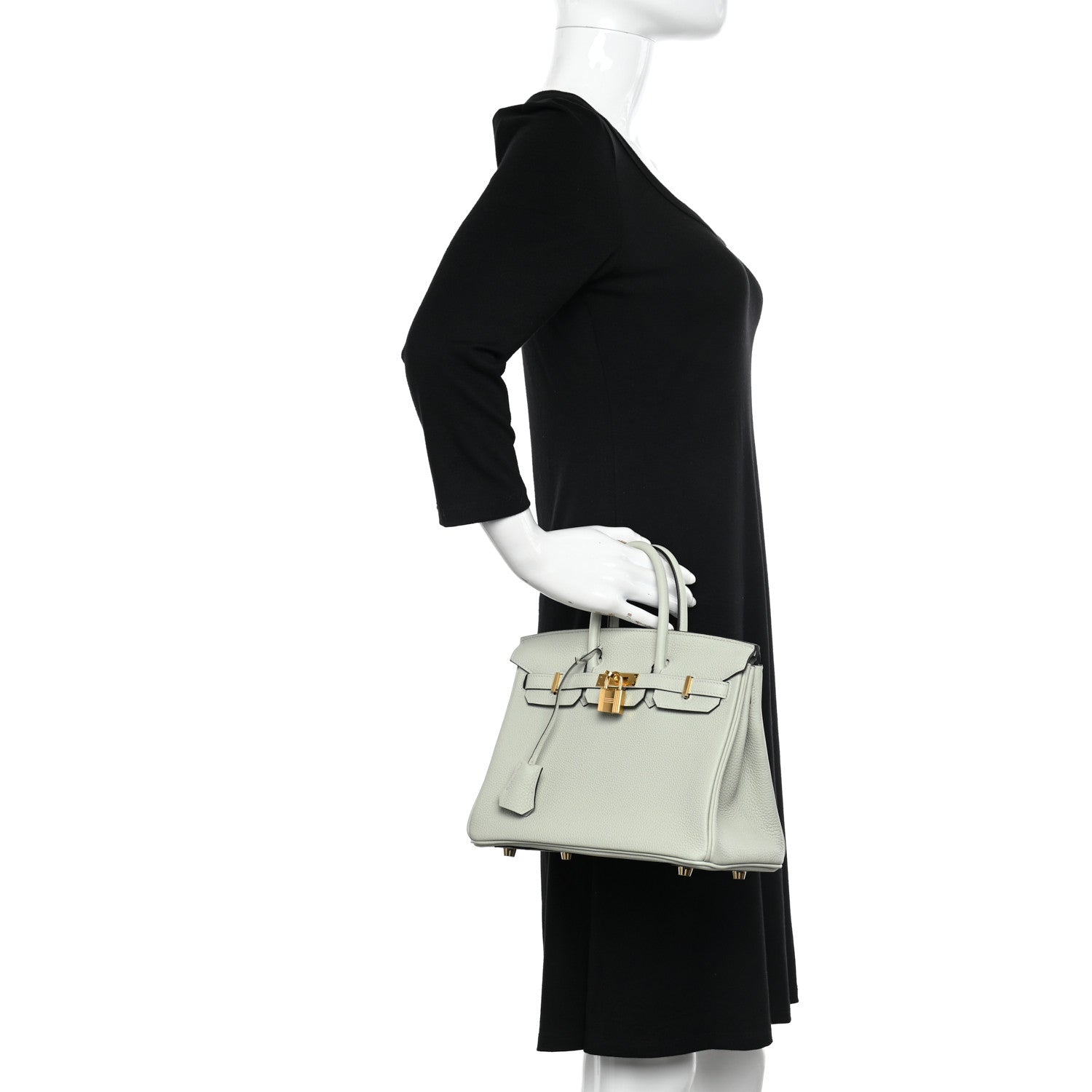 Hermes Togo Birkin 25 Gris Neve 2 of 15