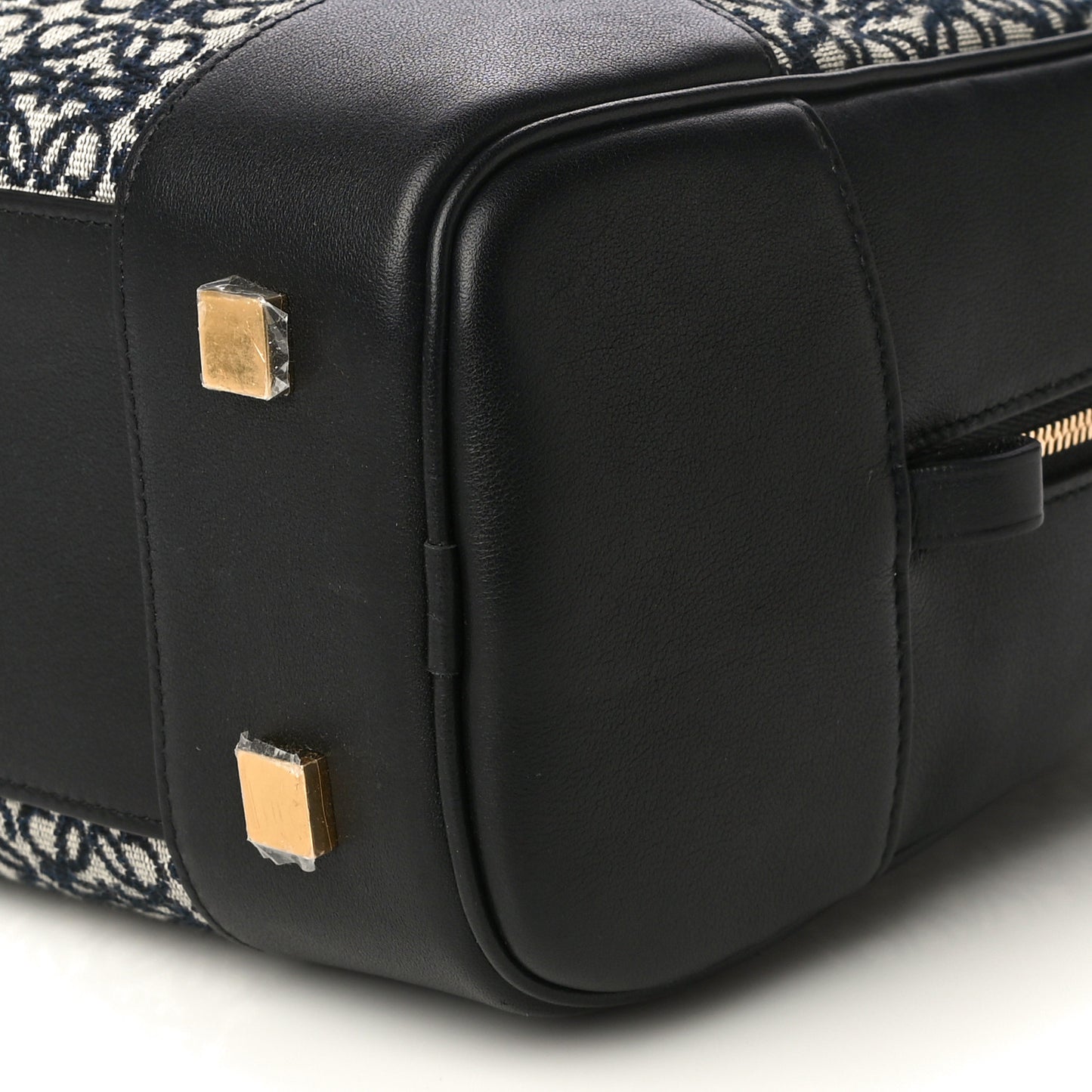 Jacquard Anagram Calfskin Amazona 19 Black Navy