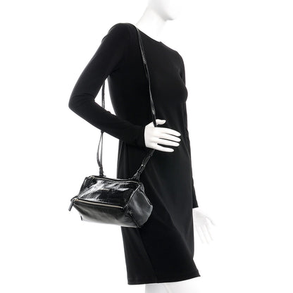 Givenchy Crinkled Patent Mini Pandora Black 2 of 7