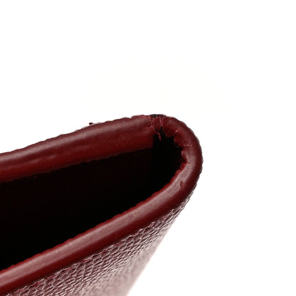 Saint Laurent Grain De Poudre Uptown Pouch Red 11 of 15