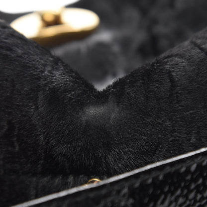 Saint Laurent Pony Hair Patent Large Muse Two Black 11 of 11