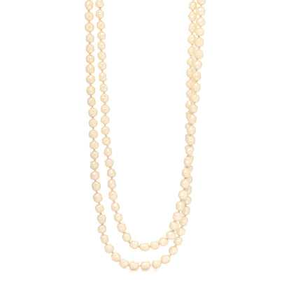 Chanel Pearl CC Long Necklace Gold 1 of 4