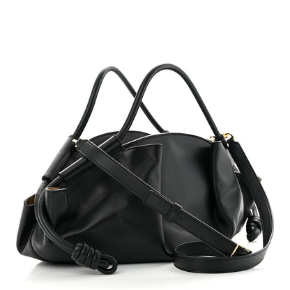 Loewe Shiny Nappa Calfskin Paseo Bag Black 3 of 19