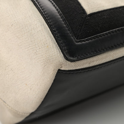 Balenciaga Canvas S Navy Cabas Natural Black 13 of 15