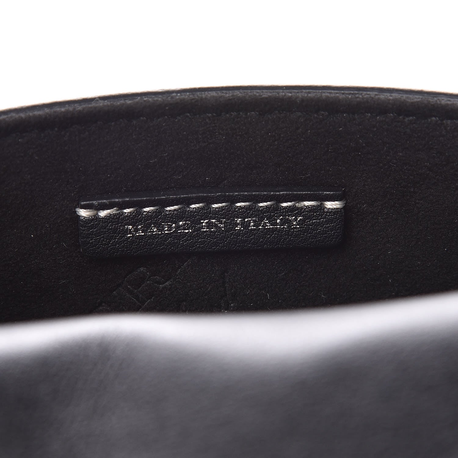 Burberry Trench Calfskin Splash Print Mini DK88 Top Handle Bag Black 7 of 10