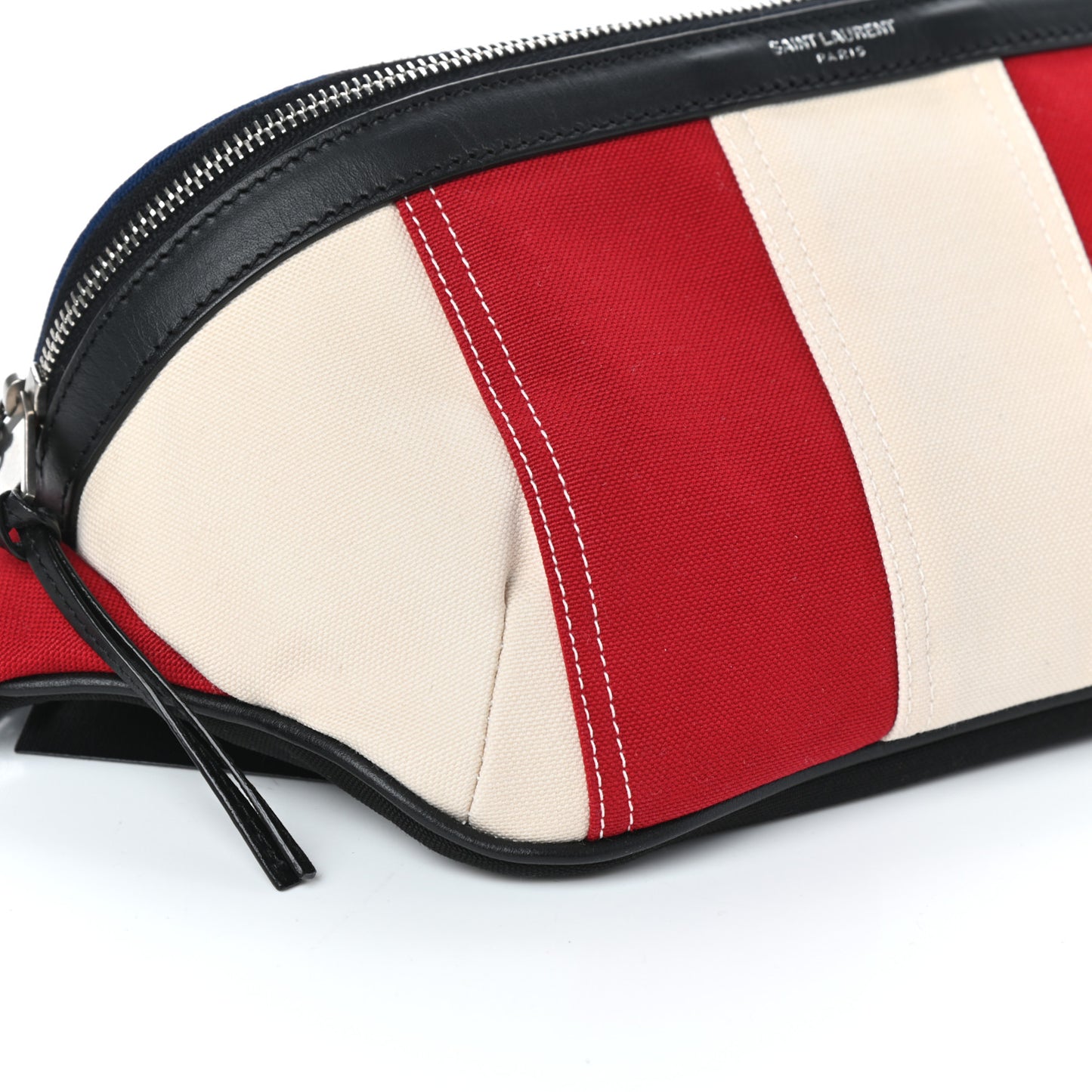 Canvas Classic Belt Bag Red Blue White