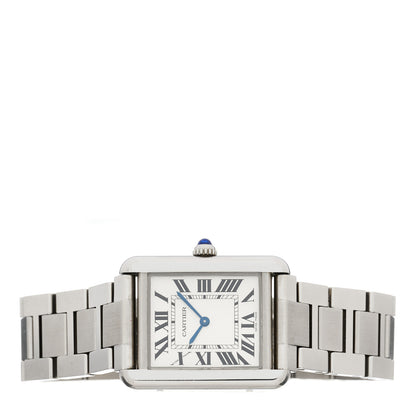 Cartier Stainless Steel 24mm Tank Solo Quartz Watch 2 of 4
