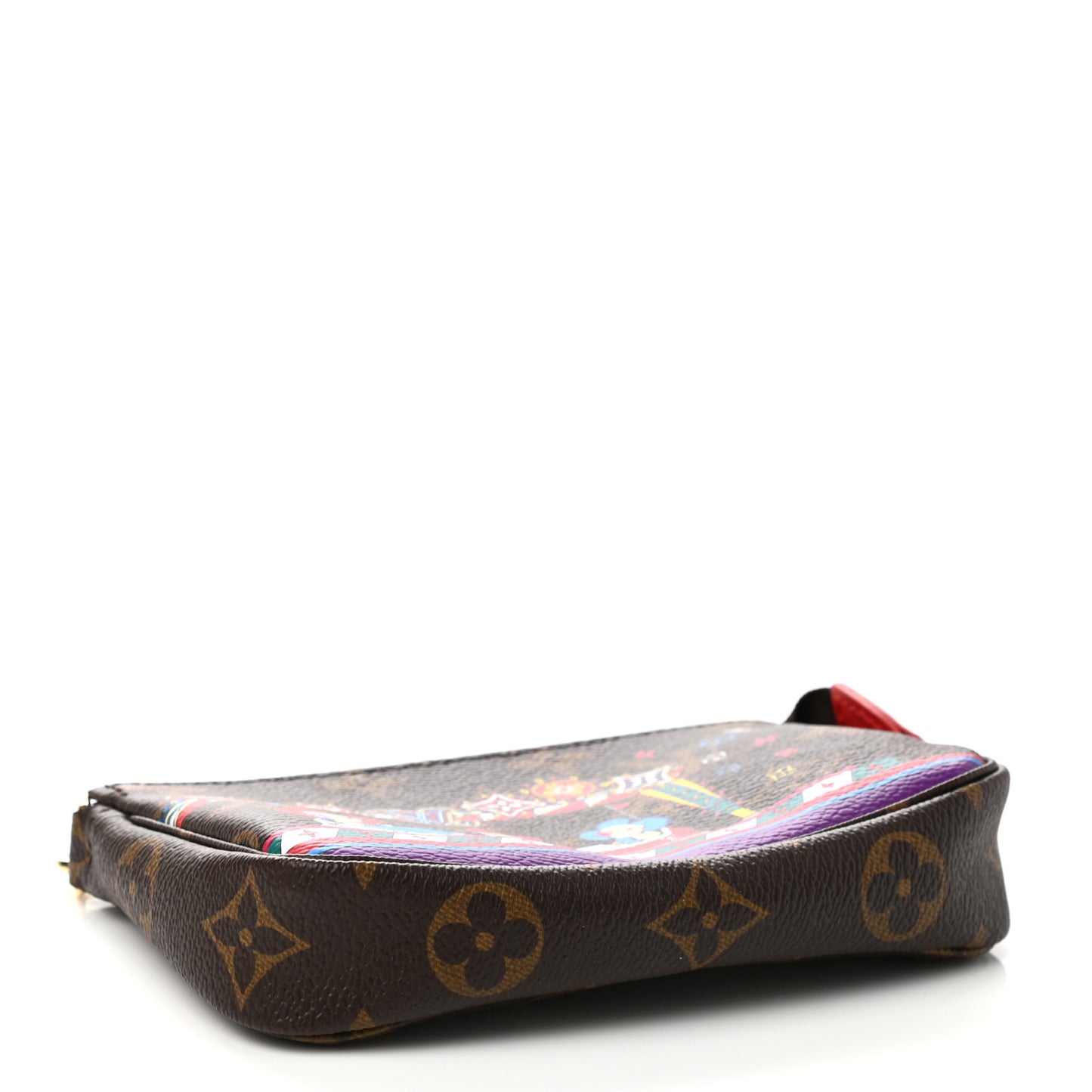 Monogram 2020 Christmas Animation Bumper Cars Mini Pochette Accessories Coquelicot