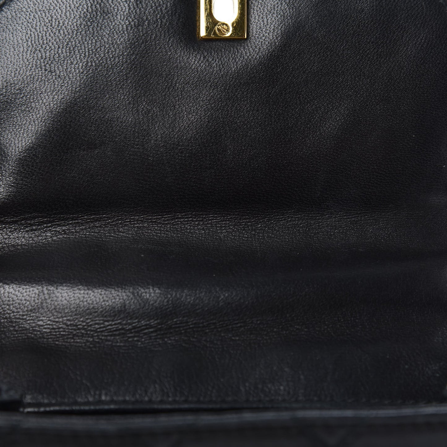 Lambskin Quilted 4 Chain Mini Flap Black