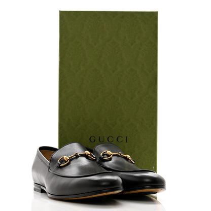 Gucci Calfskin Horsebit Mens Jordaan Loafers 9 Black 11 of 11