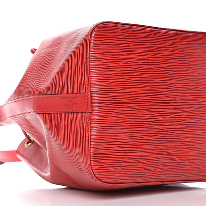 Louis Vuitton Epi Petit Noe Castillan Red 23 of 25