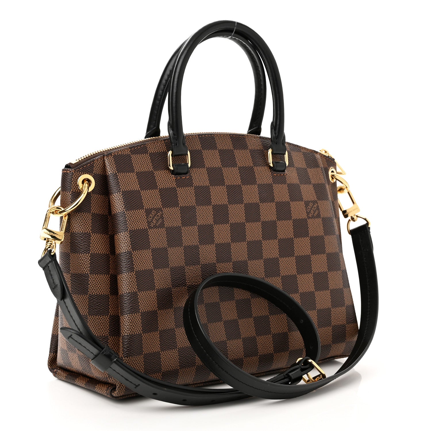 Louis Vuitton Damier Ebene Odeon Tote PM Black 3 of 10