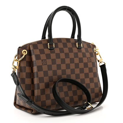 Louis Vuitton Damier Ebene Odeon Tote PM Black 3 of 10