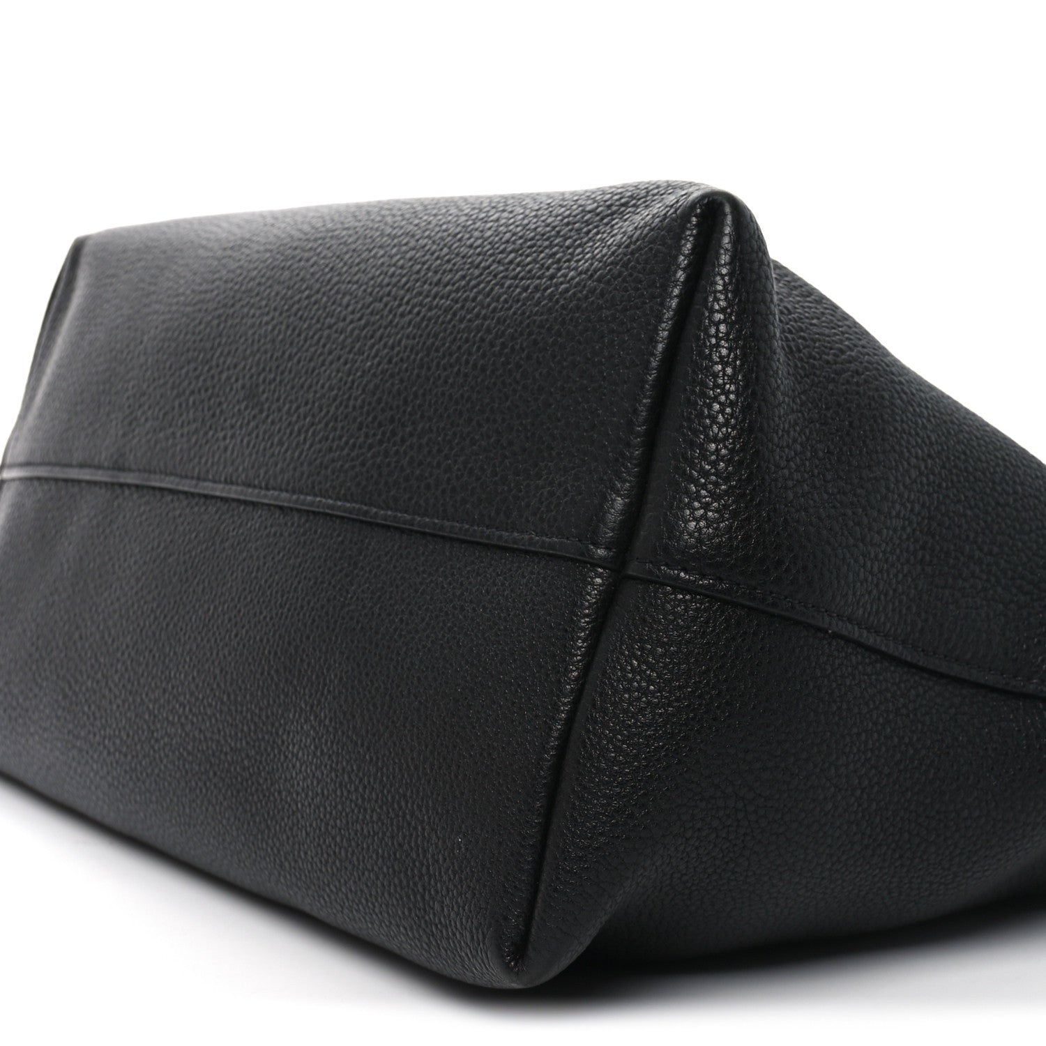 Prada Vitello Daino Pocket Shopping Tote Black 9 of 9