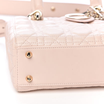 Christian Dior Lambskin Cannage Small Lucky Badges My Lady Dior Pink 14 of 14
