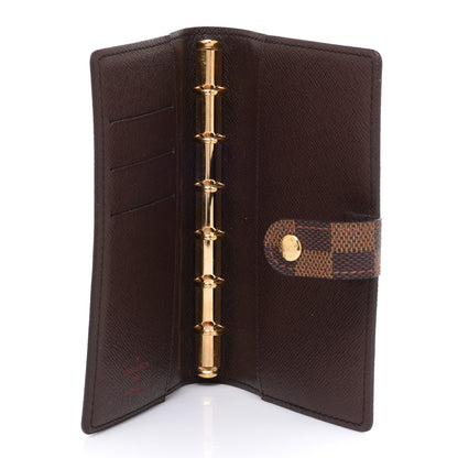 Louis Vuitton Damier Ebene Small Ring Agenda Cover 5 of 7