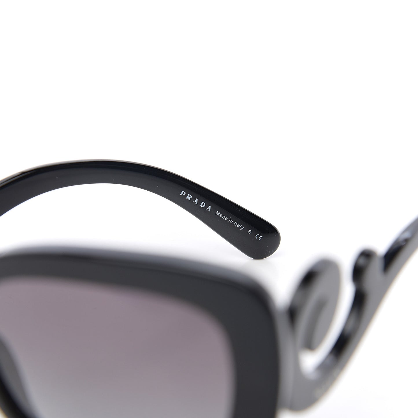 Acetate Baroque Sunglasses SPR 27O Black
