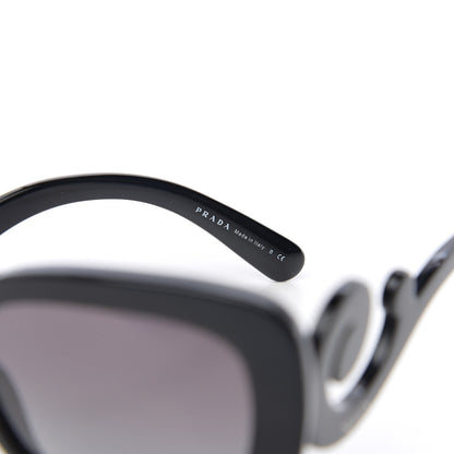 Prada Acetate Baroque Sunglasses SPR 27O Black 6 of 8