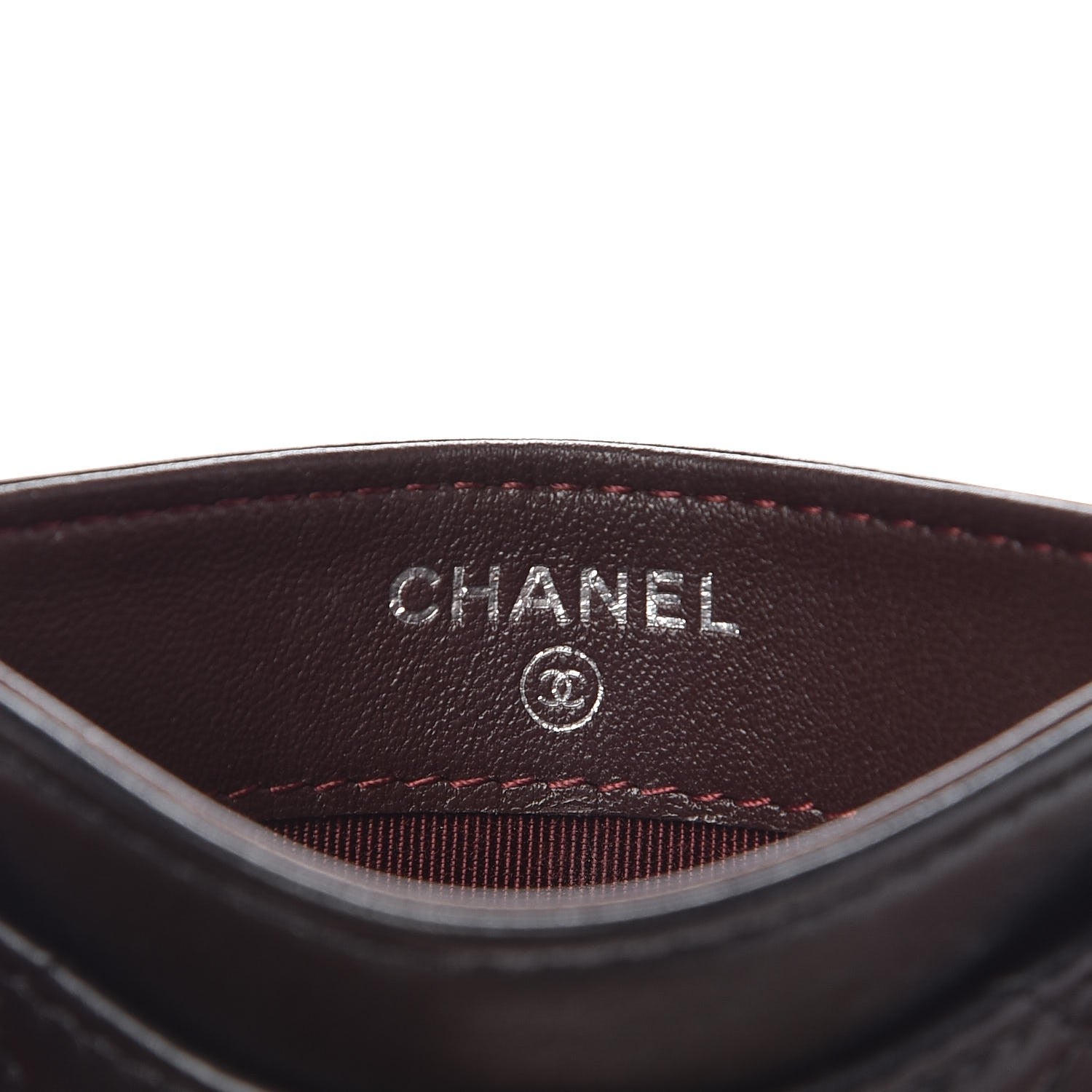 Chanel Lambskin Quilted Card Holder Black 6 of 9