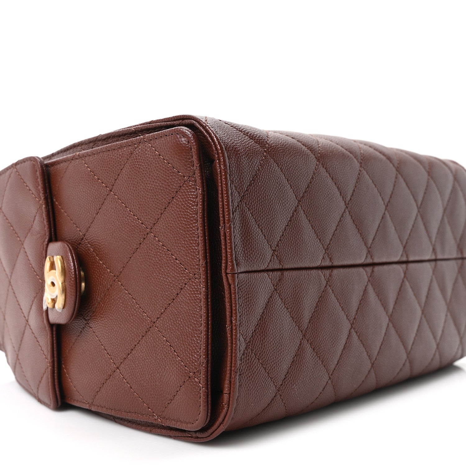 Chanel Caviar Quilted Small Chanel 25 Handbag Brown 9 of 11