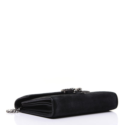 Gucci Suede Mini Dionysus Chain Wallet Black 4 of 21