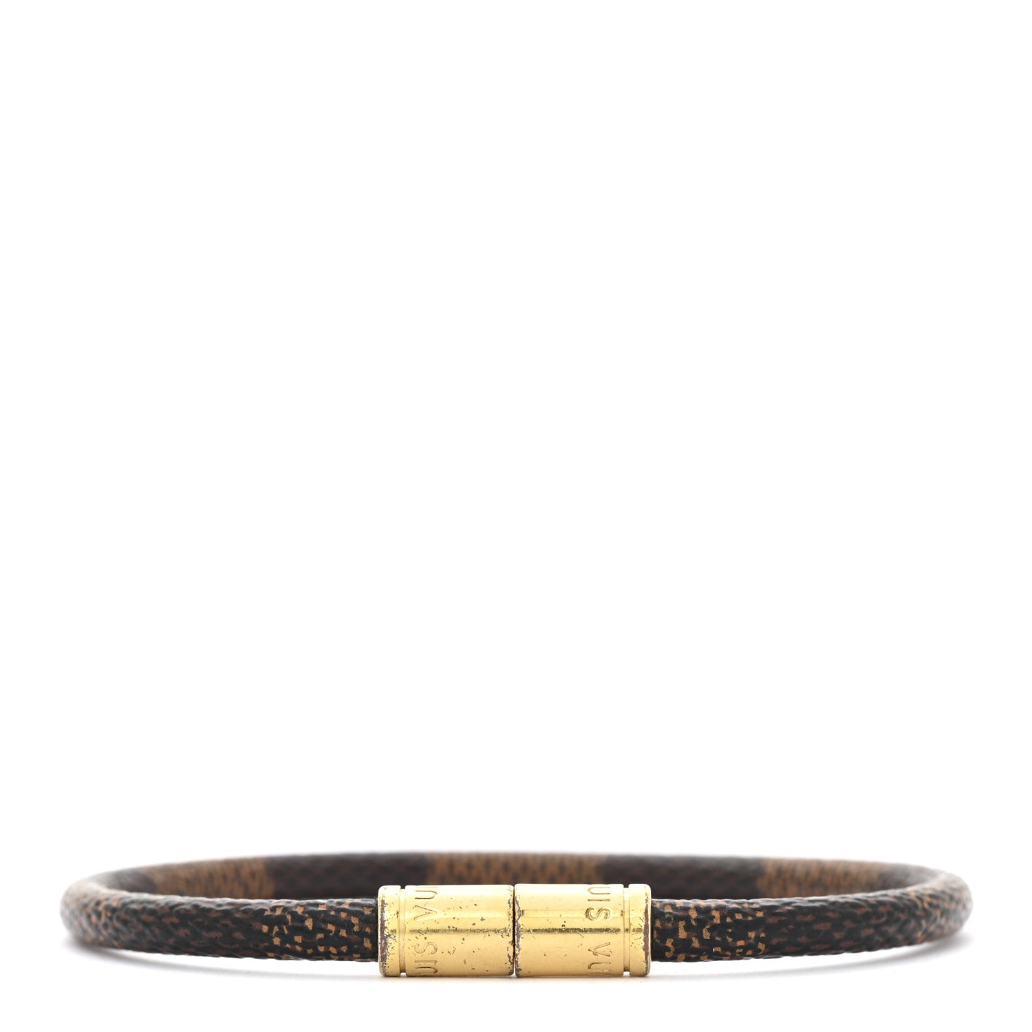 Louis Vuitton Damier Ebene Keep It Bracelet 19 1 of 5