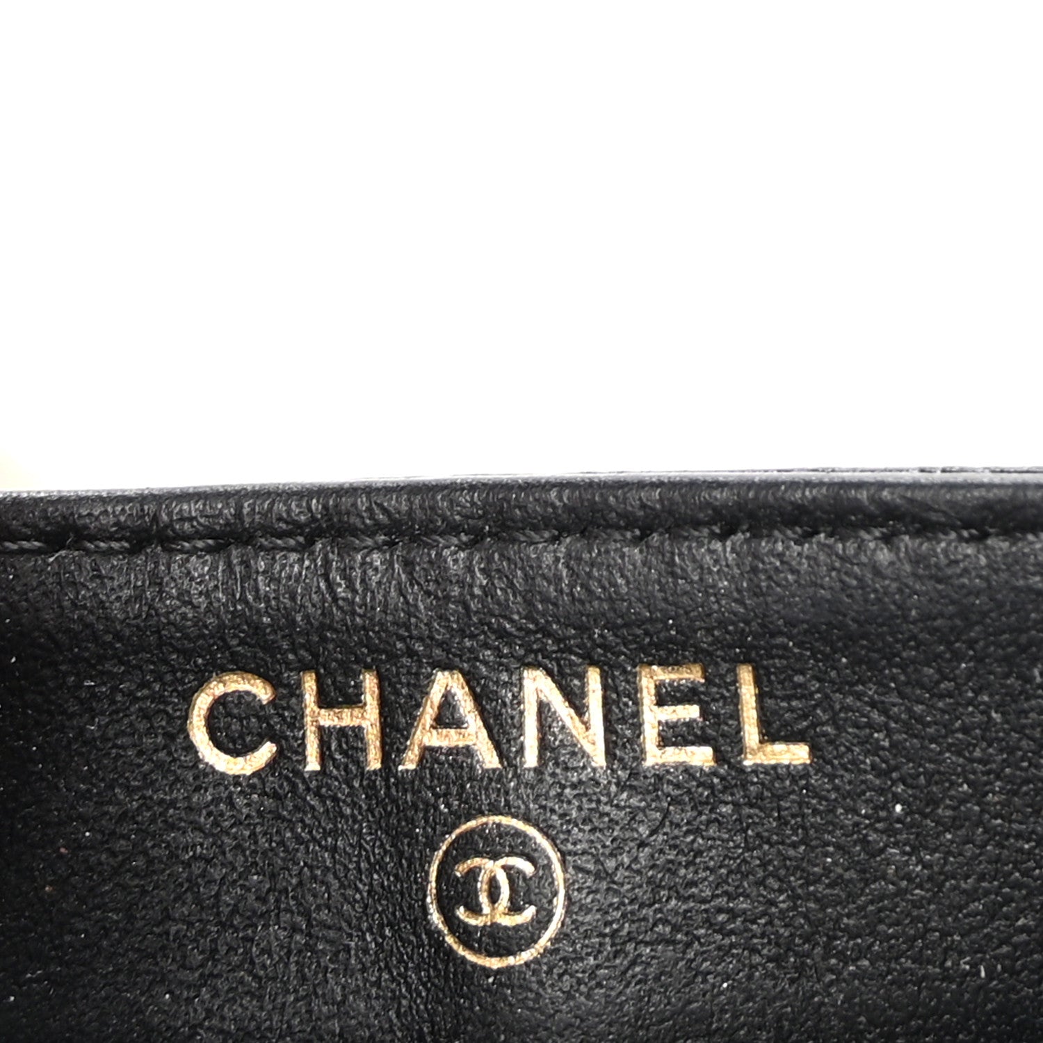 Chanel Caviar Chevron Quilted Boy Card Holder Black 6 of 9
