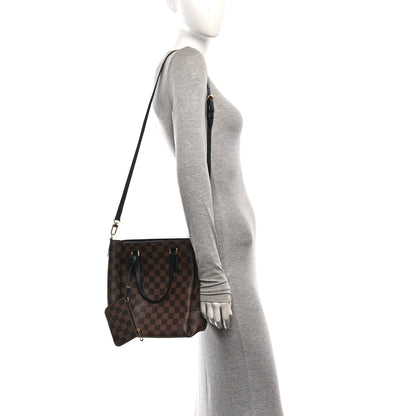 Louis Vuitton Damier Ebene Belmont PM Black 2 of 10