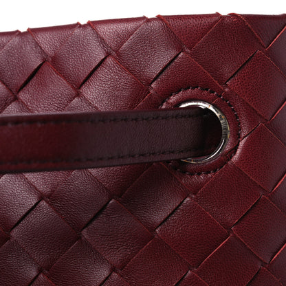 Bottega Veneta Nappa Intrecciato Medium Garda Bag Dark Red 12 of 13