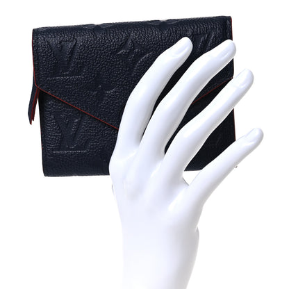 Louis Vuitton Empreinte Victorine Wallet Marine Rouge 2 of 11
