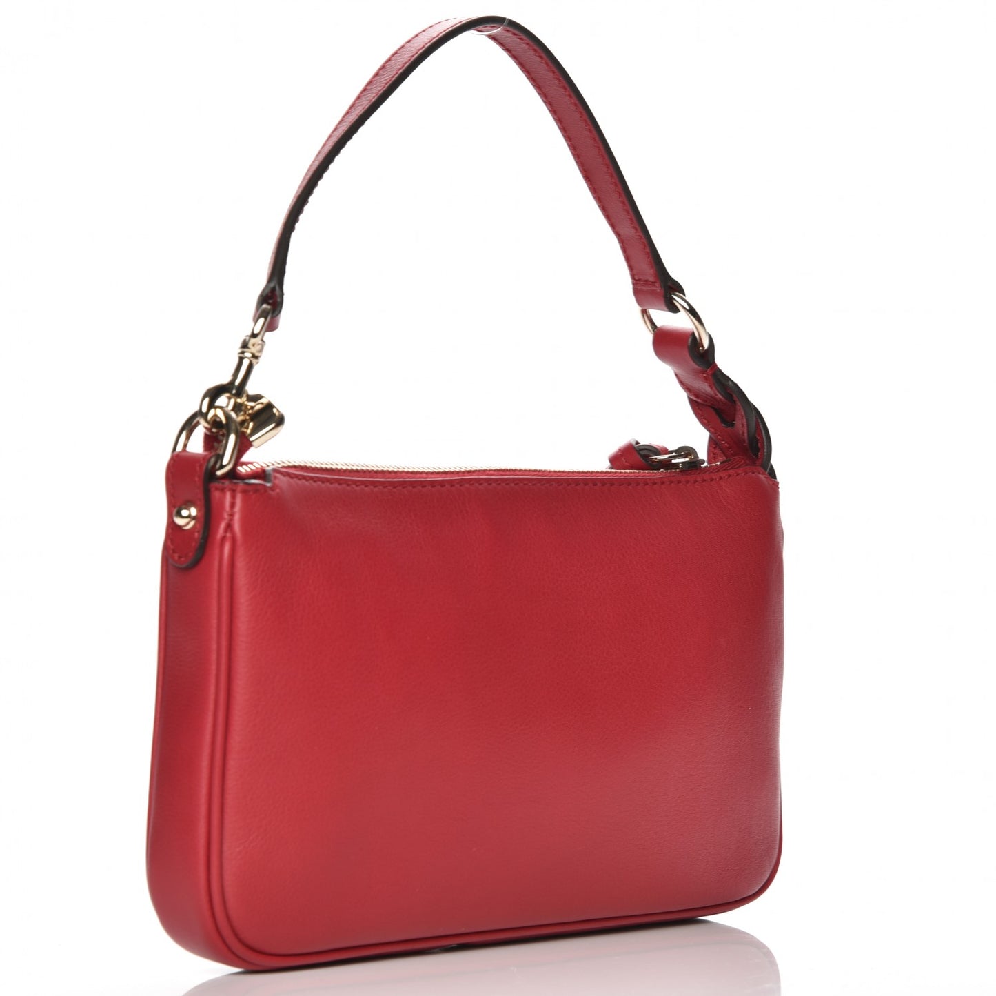 Calfskin Craft Pochette Red