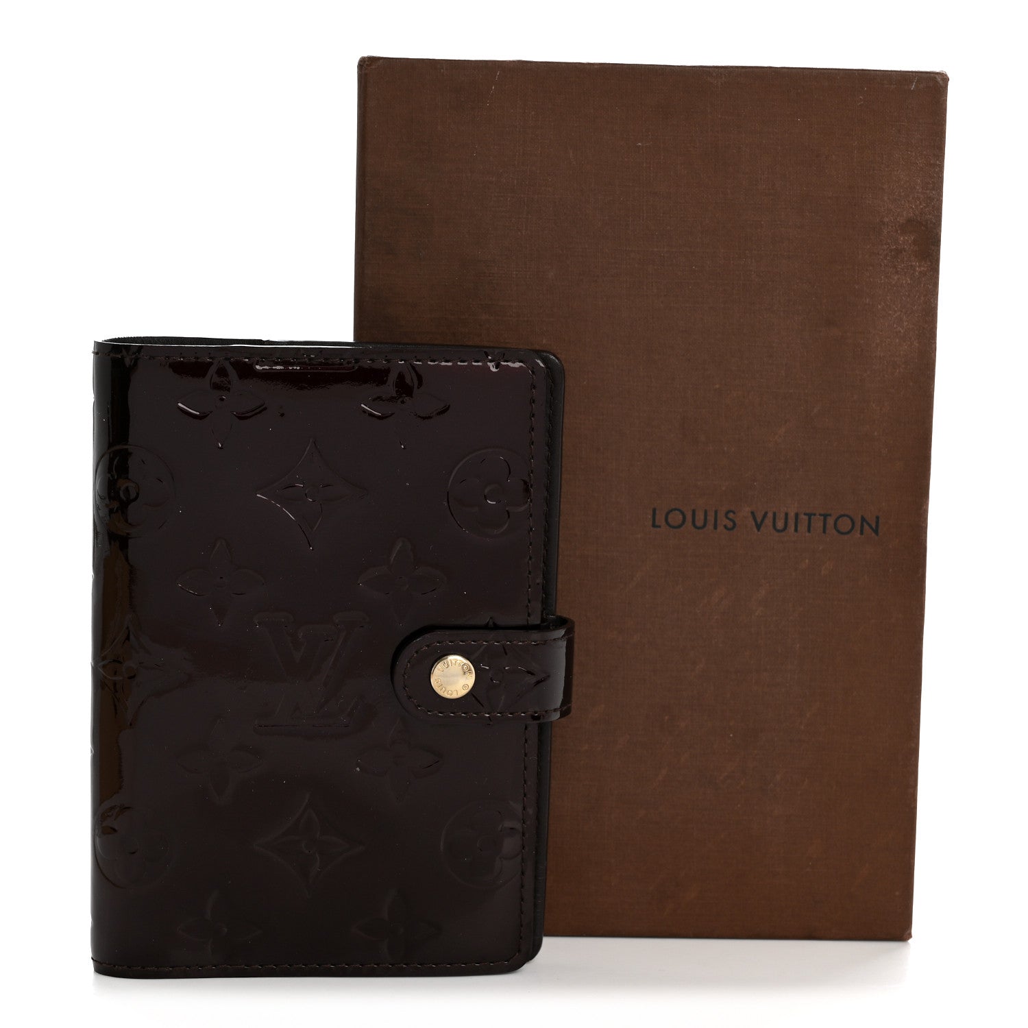 Louis Vuitton Vernis Small Ring Agenda Cover Amarante 8 of 8