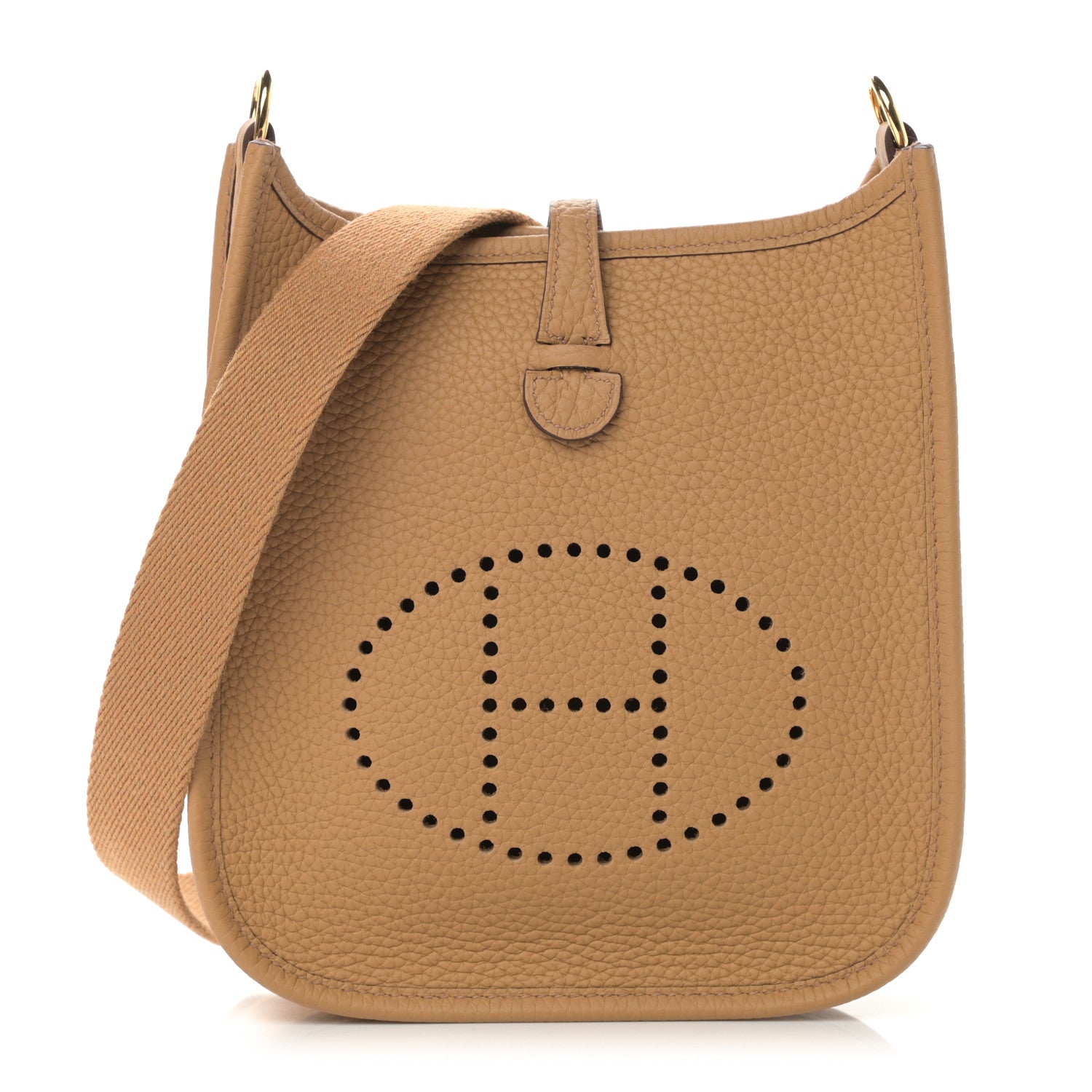 Hermes Taurillon Clemence Evelyne TPM Biscuit 1 of 11