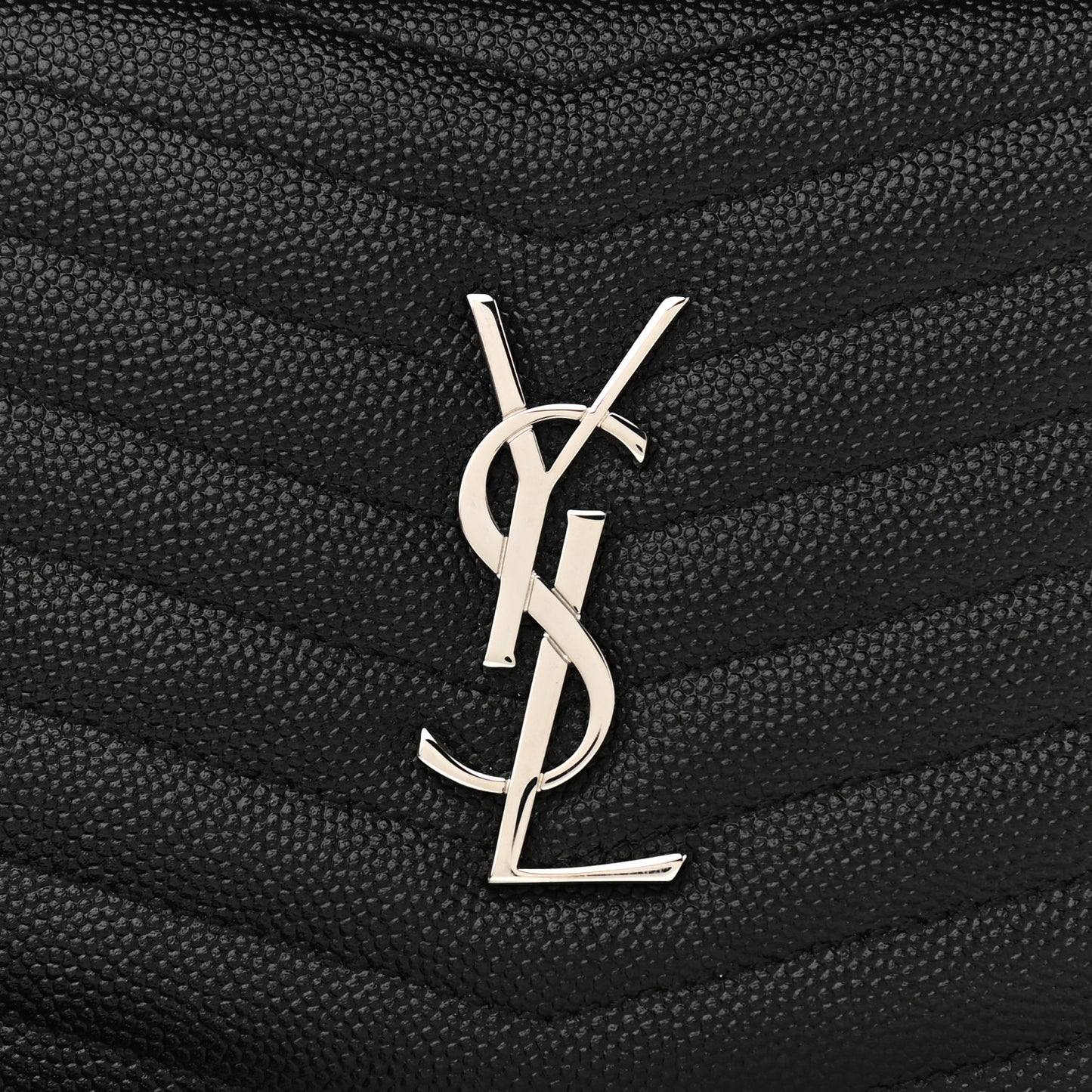 Grain De Poudre Matelasse Monogram Mini Lou Camera Bag Black