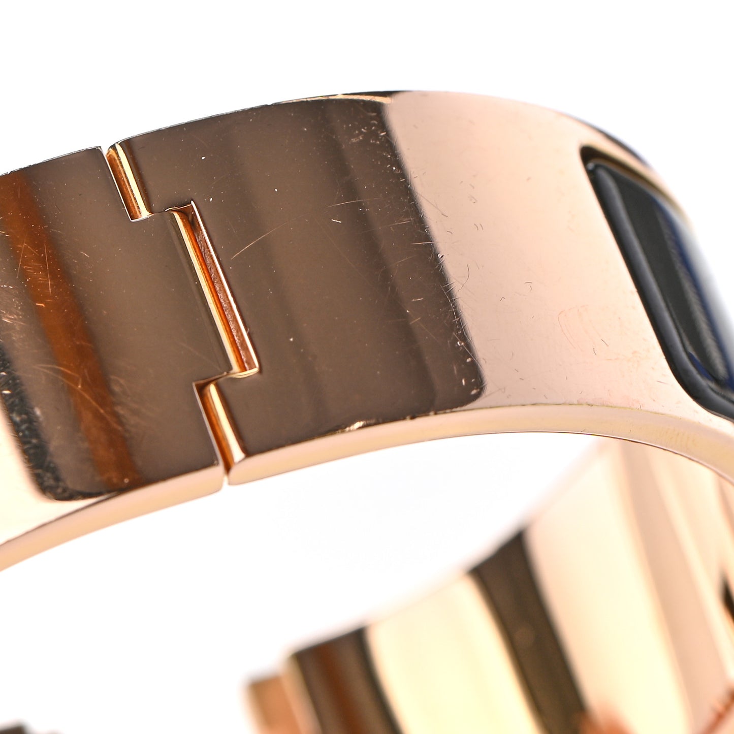 Enamel Wide Clic Clac H Bracelet PM Black