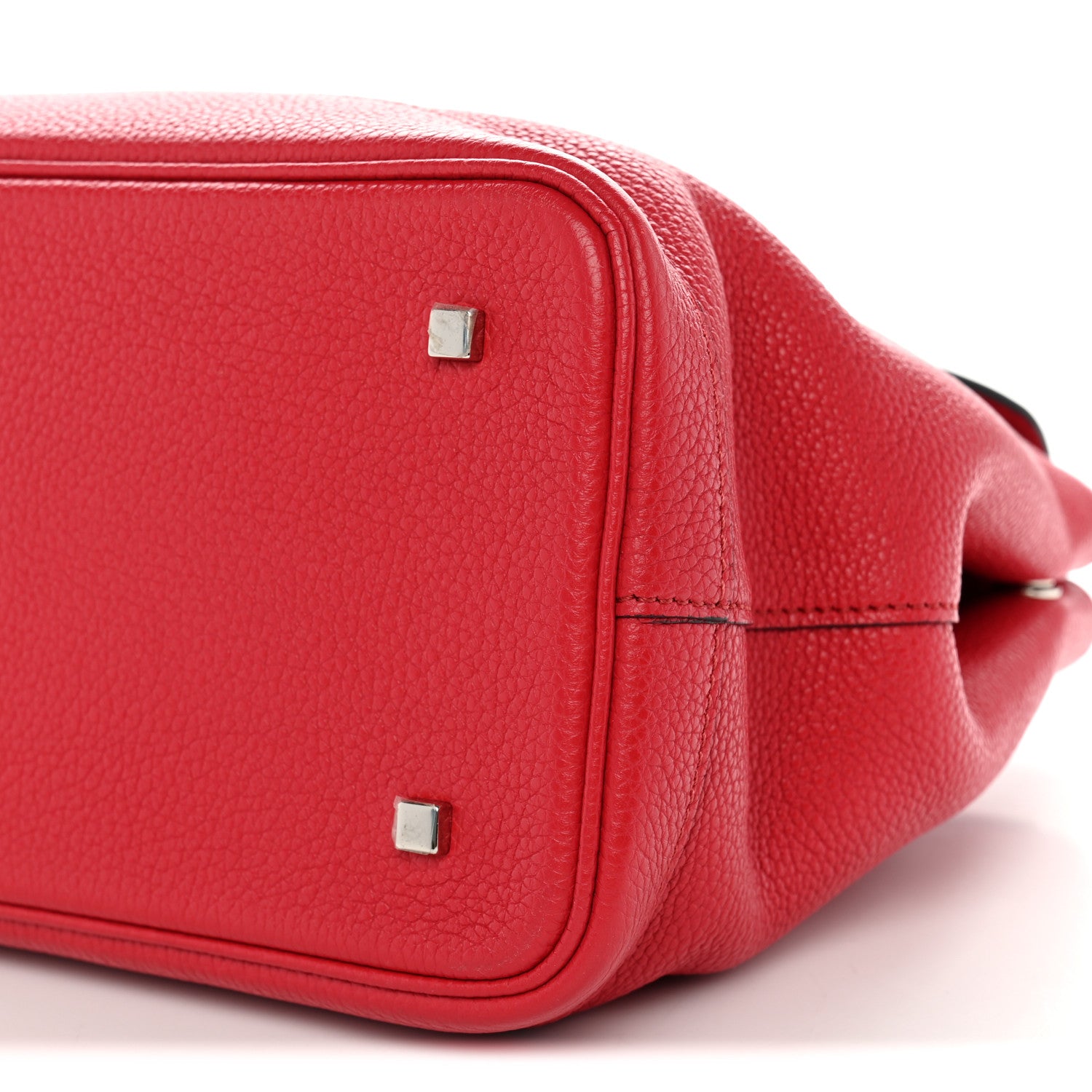 Moynat Taurillon Blush Calfskin Gabby MM  Red 8 of 11