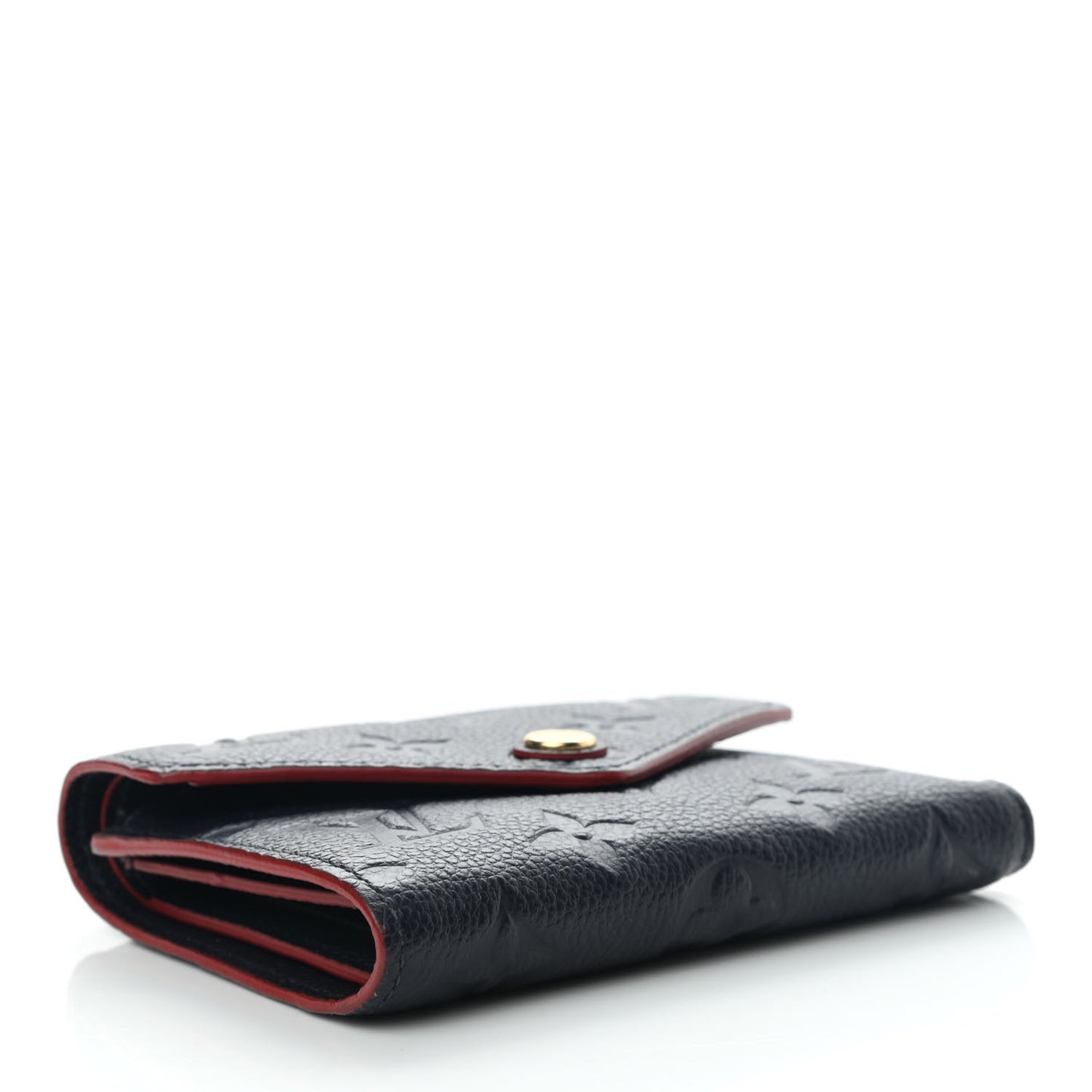Empreinte Victorine Wallet Marine Rouge