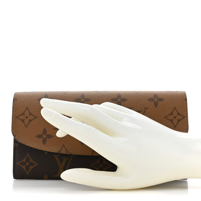 Louis Vuitton Reverse Monogram Emilie Wallet 2 of 10