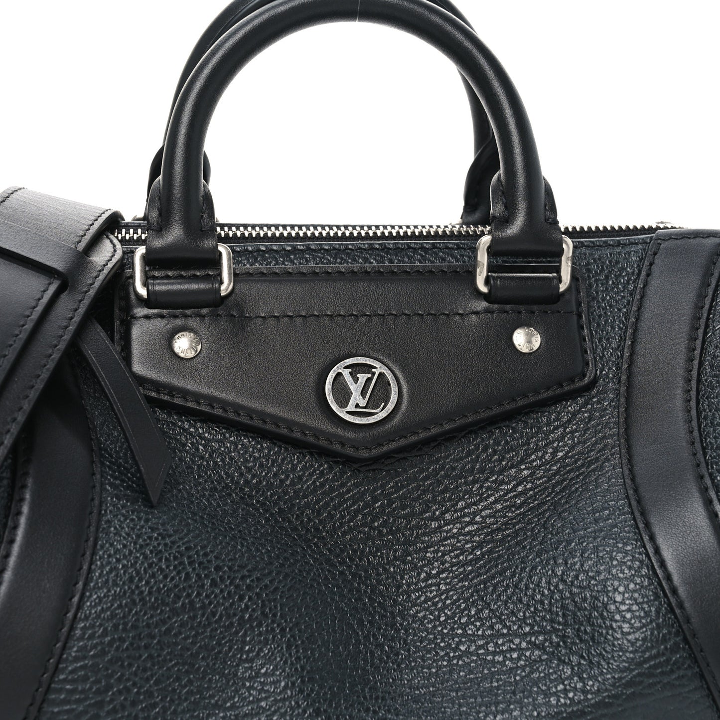Pixel Lambskin LV Biker PM Black