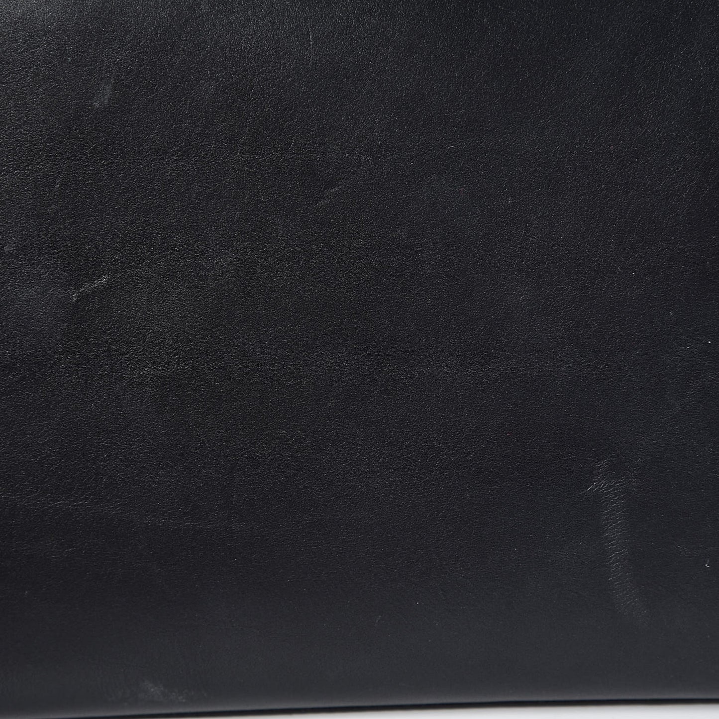 Calfskin Diagonal Clutch Black