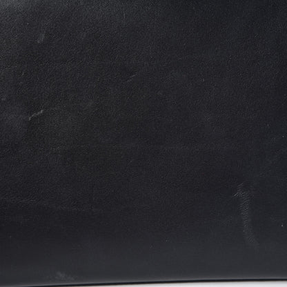 Saint Laurent Calfskin Diagonal Clutch Black 12 of 17