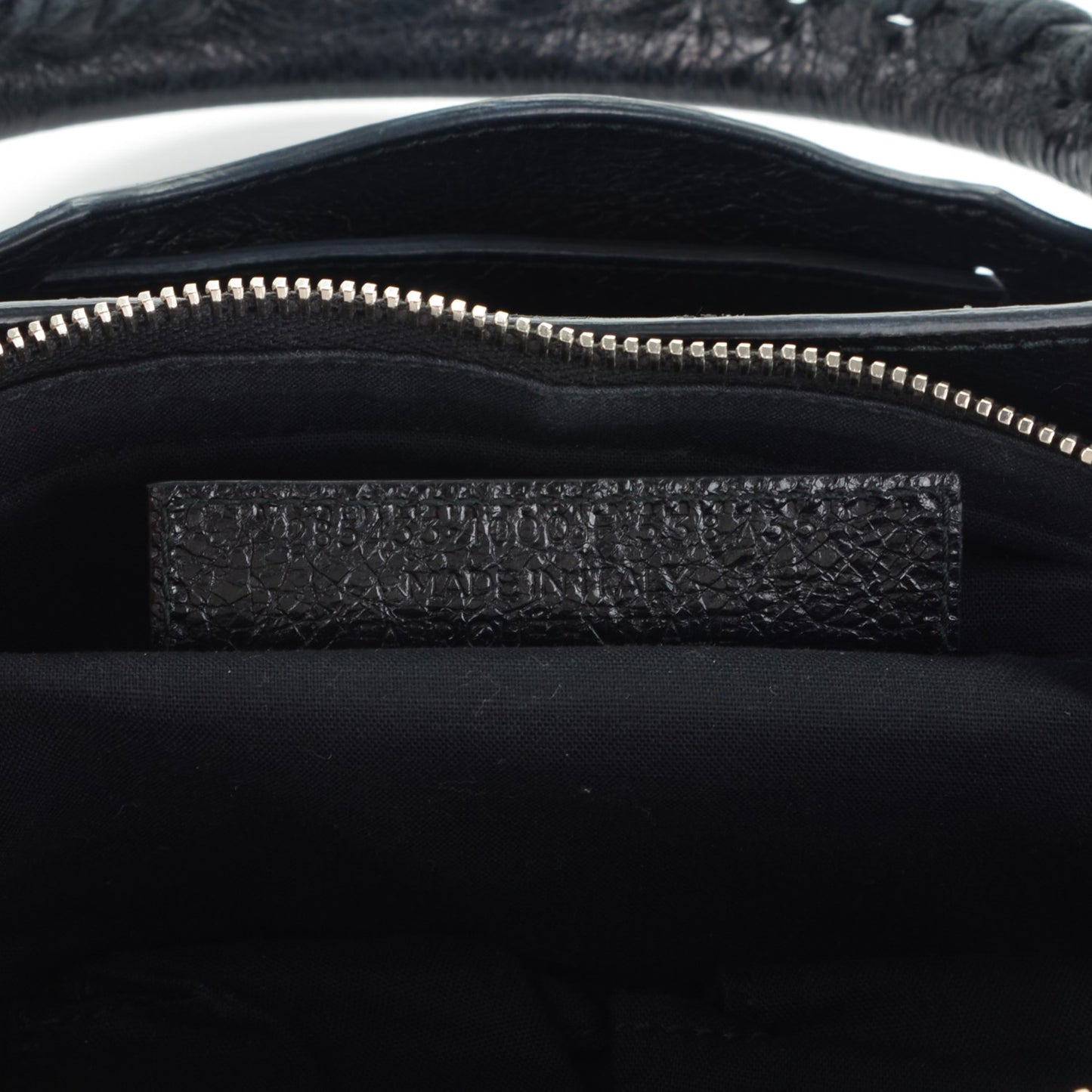 Agneau Giant 12 Silver Hardware First Black
