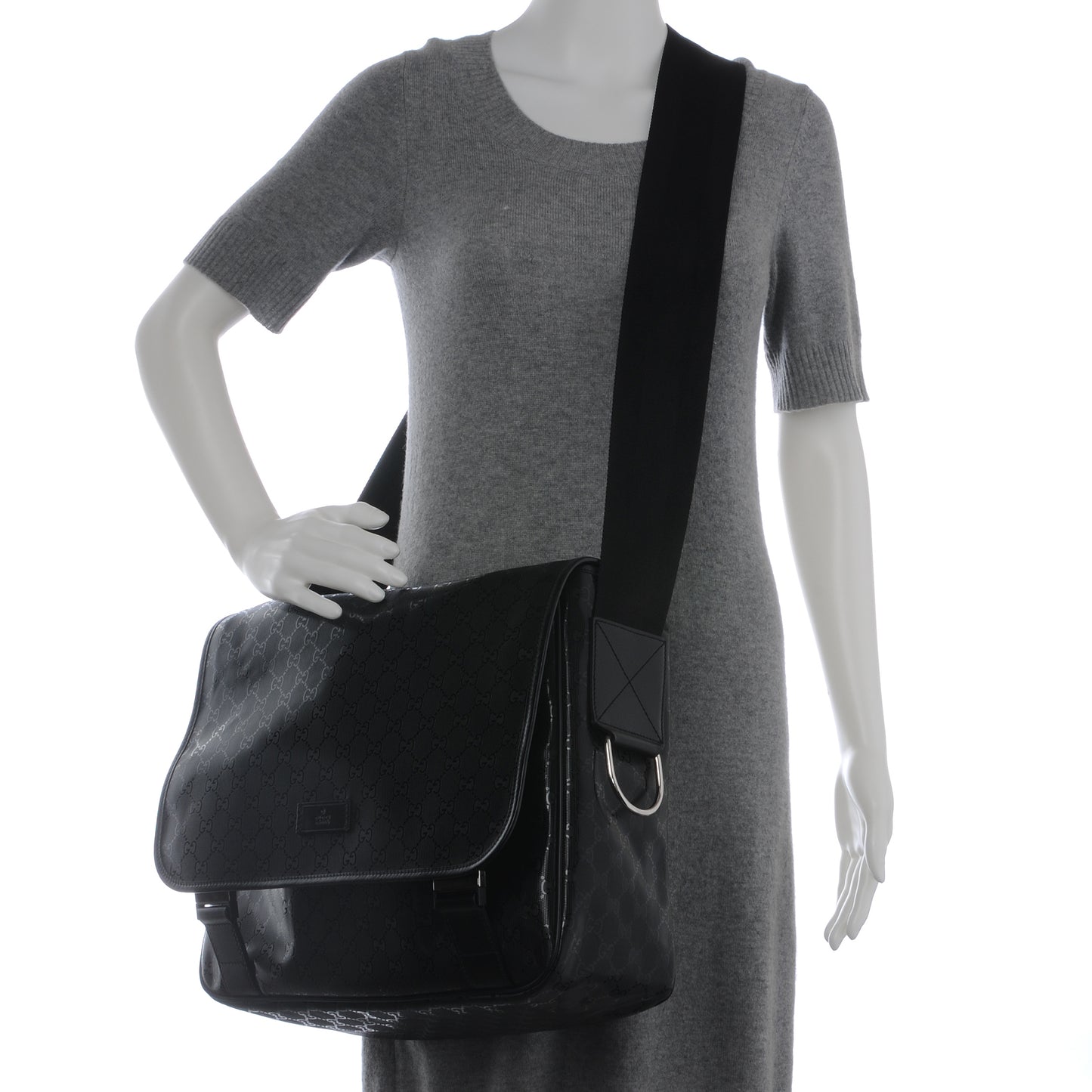 Imprime Monogram Mamas Diaper Bag Black