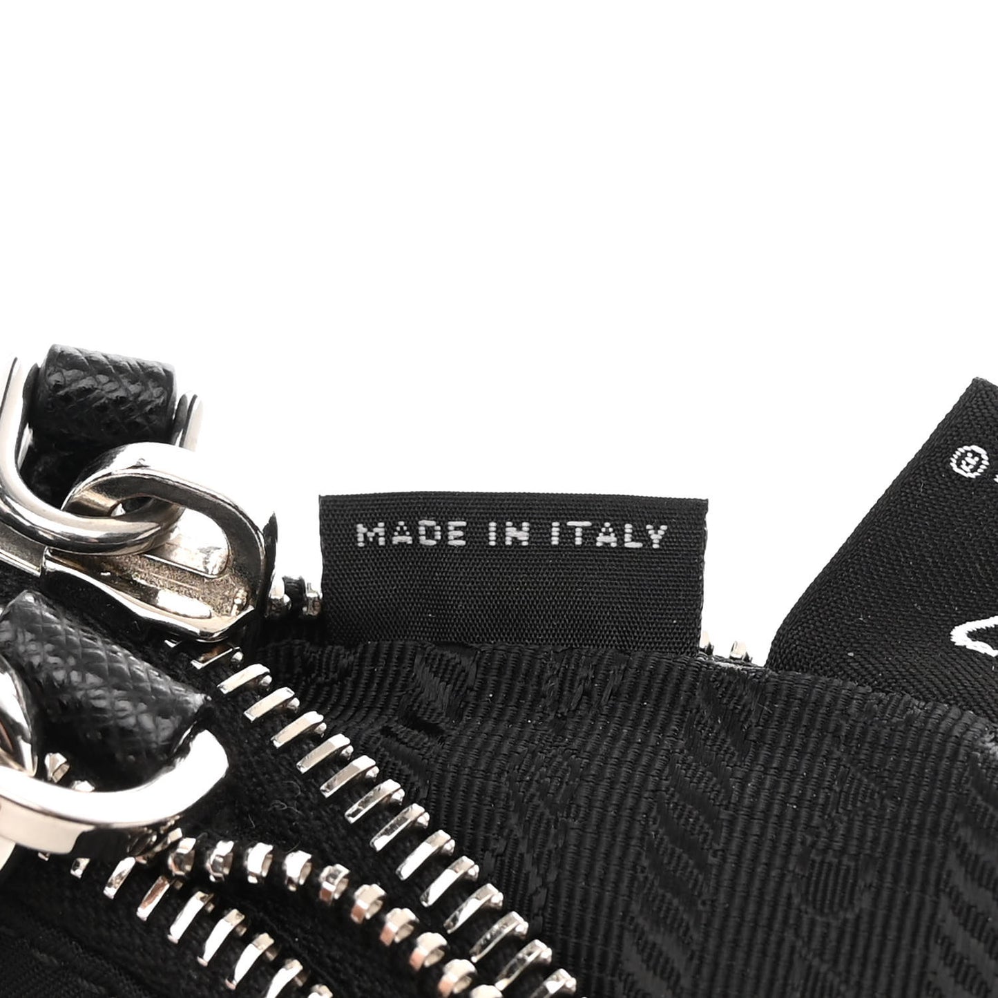 Re-Nylon Saffiano Re-Edition 2000 Double Zip Crossbody Bag Black